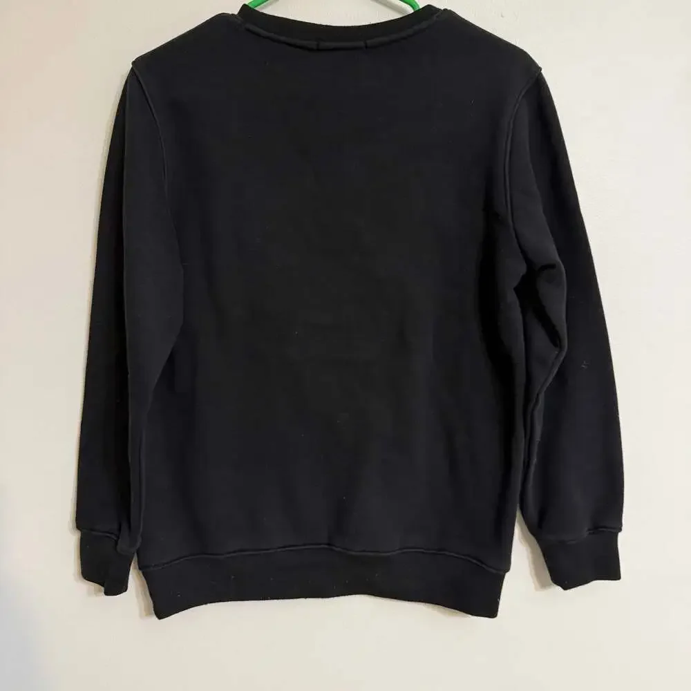Hudson Outerwear Sweatshirt Kids XL Black Zombie Bear Graphic‎ Crewneck Pullover